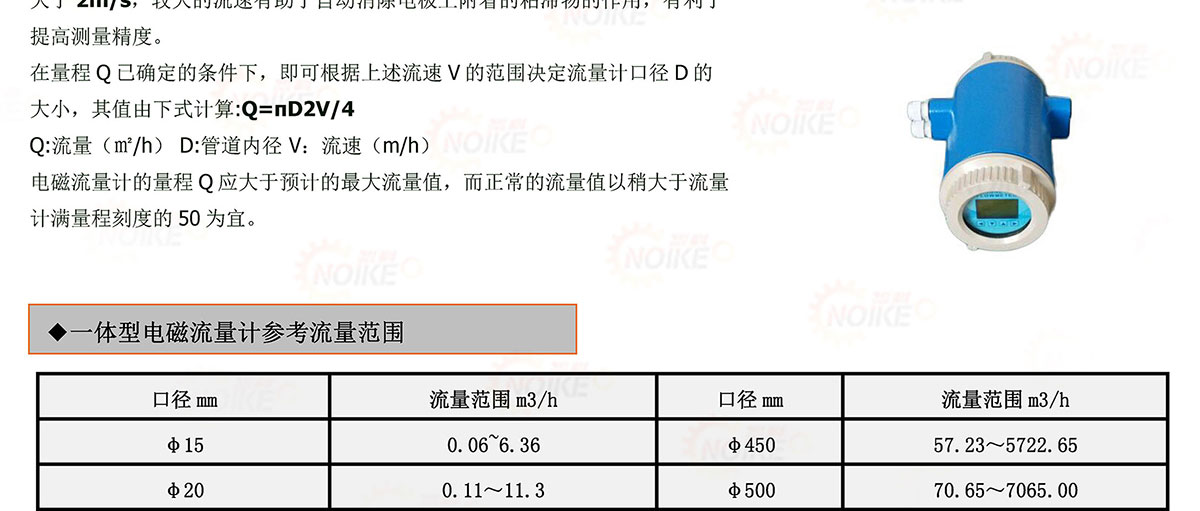 污水電磁流量計(jì)
